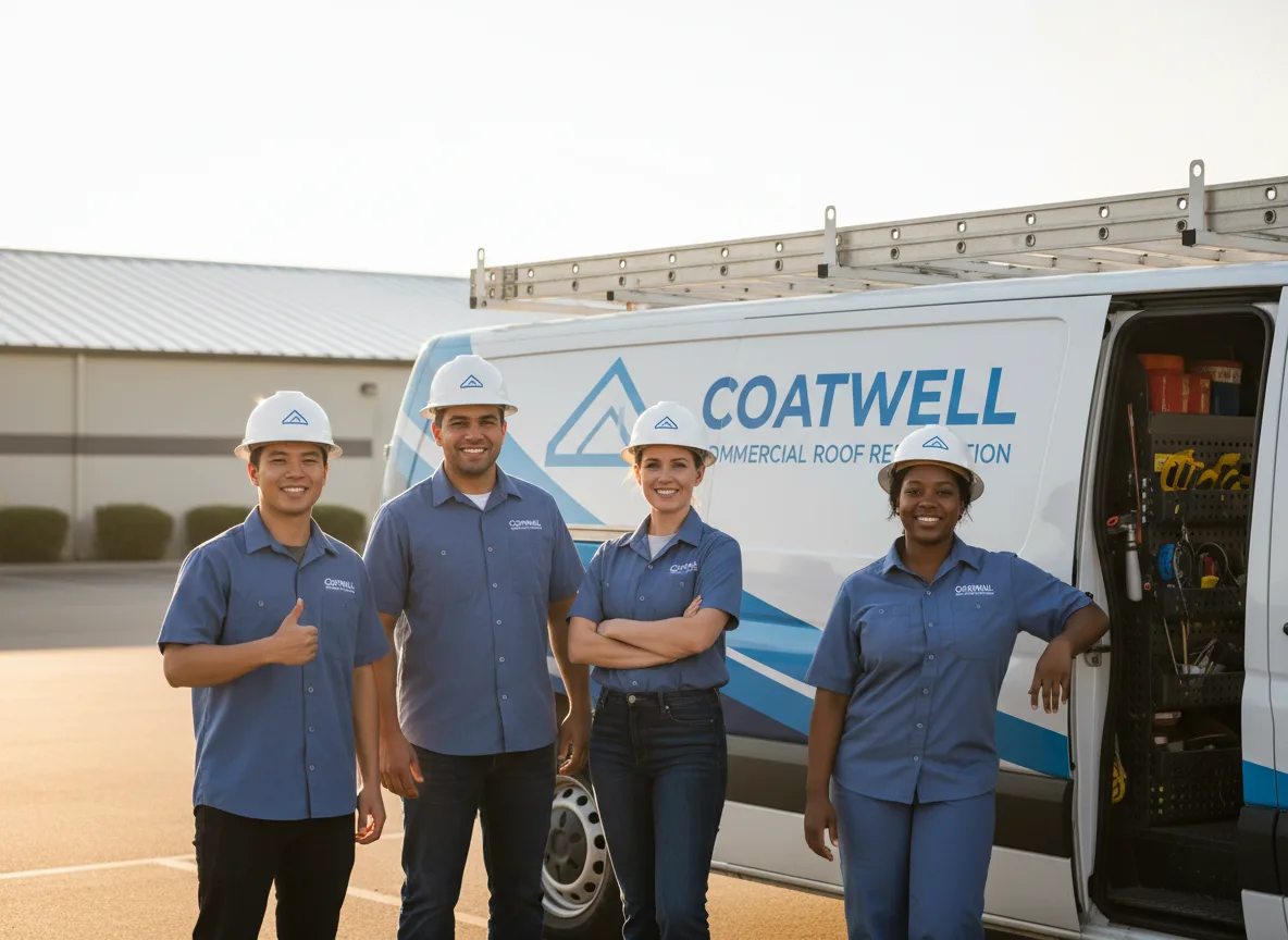 Commercial roof coating company in Oxly, MO
